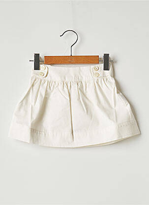 Fustă midi alb OVALE fată