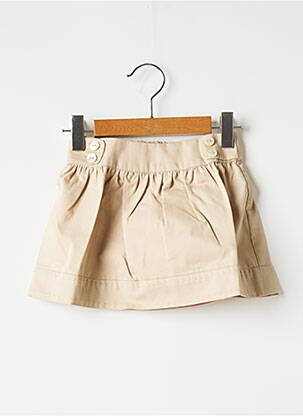 Fustă midi bej OVALE fată