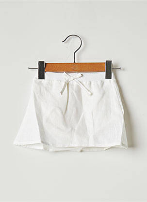 Fustă midi alb OVALE fată