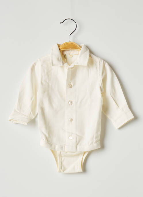 Body de lenjerie alb OVALE băiat