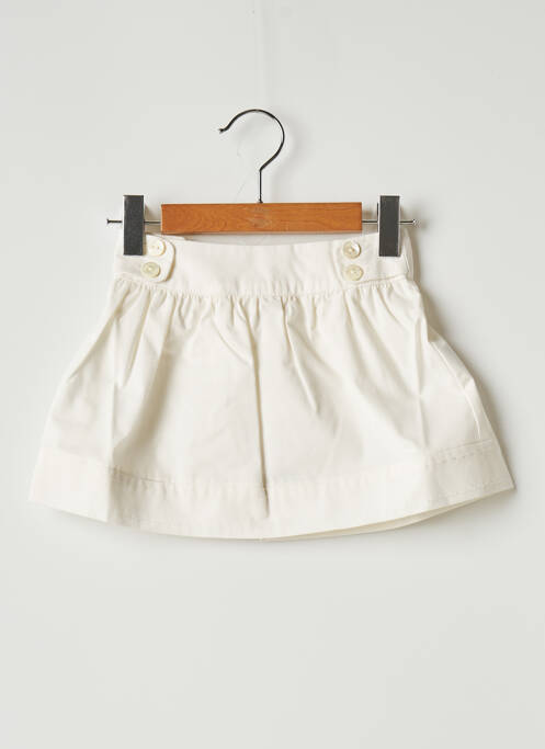 Fustă midi alb OVALE fată