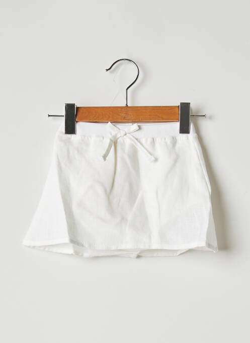 Fustă midi alb OVALE fată