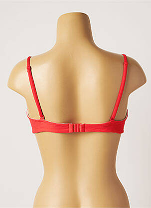 Sutien de costum de baie bretele elastice reglabile roșu CHERRY BLOOM femeie