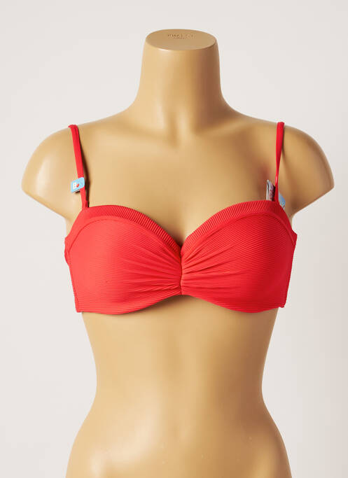 Sutien de costum de baie roșu CHERRY BLOOM femeie