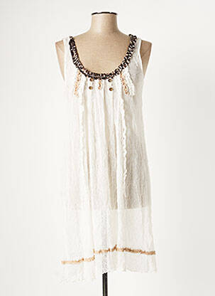 Rochie midi bej AZULEROS femeie