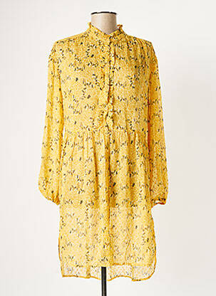 Rochie midi galben CREAM femeie