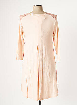 Rochie scurtă mâneci 3/4 mâneci 3/4 roz MYRINE & ME femeie