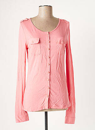 Vestă cu mâneci lungi roz BANDOLERA femeie