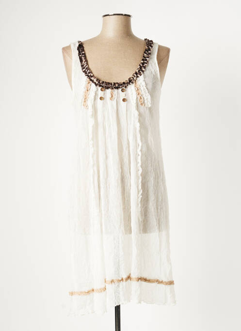 Rochie midi bej AZULEROS femeie