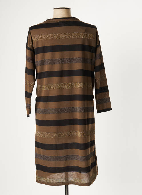 Rochie midi maro CHIPIE femeie