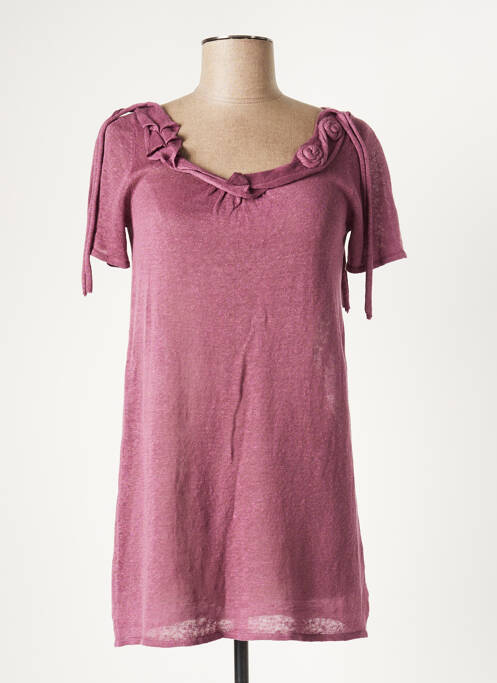 Pulover tunică violet LE PETIT BAIGNEUR femeie