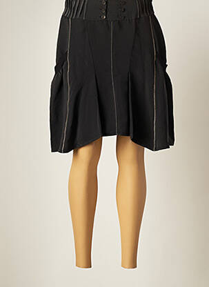 Fustă scurtă negru E-BRYDE femeie