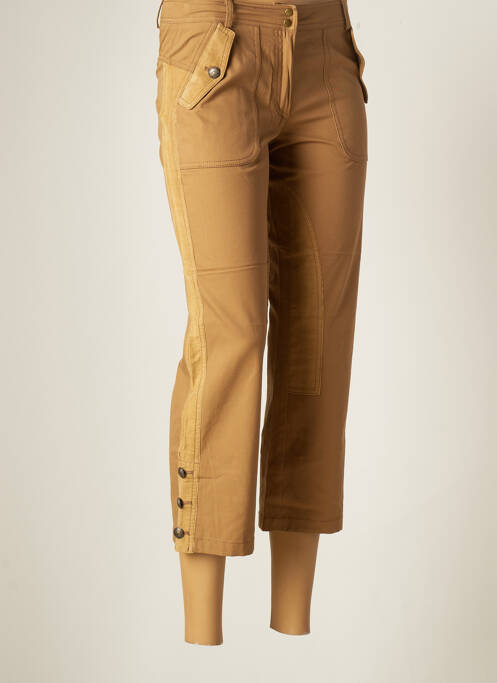 Pantalon trei sferturi maro CONCEPT K femeie