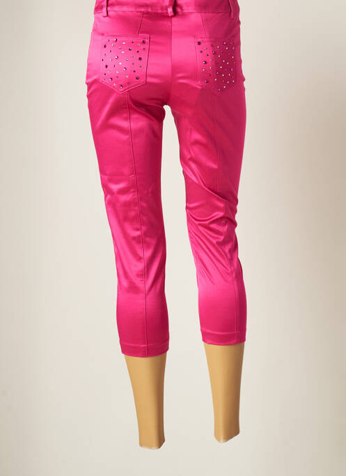 Pantalon trei sferturi roz SALLY NEW YORK femeie