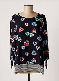 Bluză imprimeu floral mâneci 3/4 albastru GERRY WEBER femme