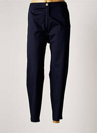 Pantalon drept elasticitate mărime normală albastru ANNE KELLY femme