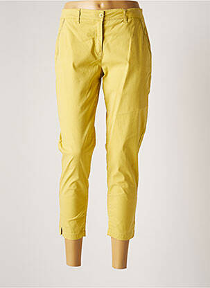 Pantalon trei sferturi galben JOCAVI femeie