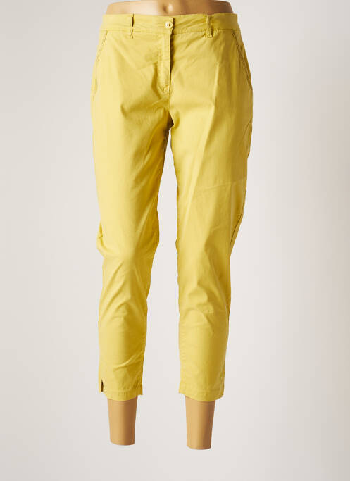 Pantalon trei sferturi galben JOCAVI femeie