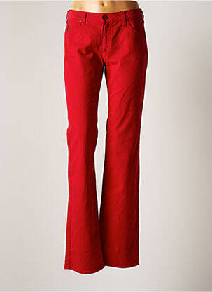 Pantalon drept roșu ARMANI femeie