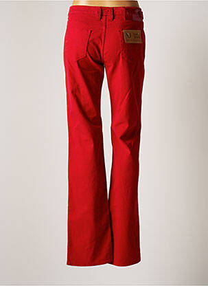 Pantalon drept roșu ARMANI femeie