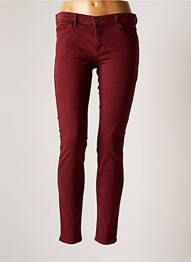 Pantalon slim roșu CURRENTE/ELLIOTT femeie