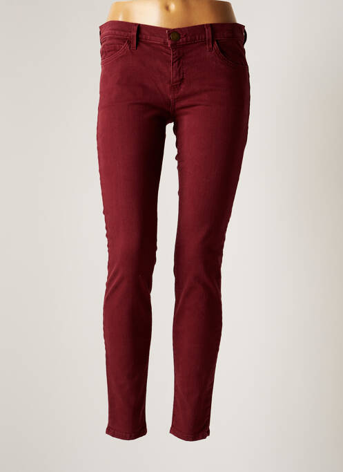Pantalon slim roșu CURRENTE/ELLIOTT femeie