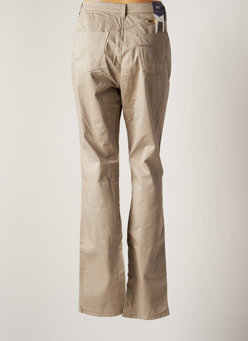 Pantalon drept bej TRUSSARDI JEANS femeie