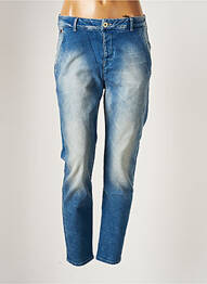 Pantalon slim broderie cu nituri mărime normală albastru MAISON SCOTCH femeie