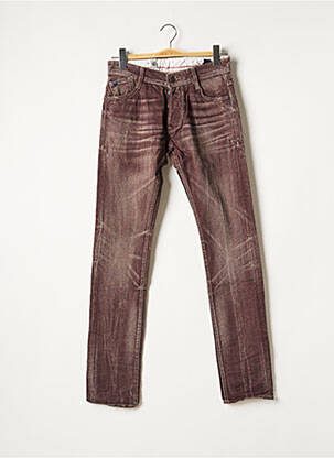 Pantalon slim maro LE TEMPS DES CERISES bărbat