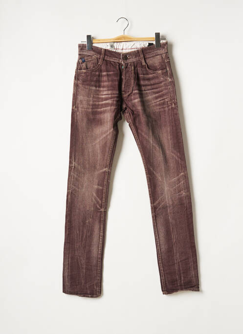 Pantalon slim maro LE TEMPS DES CERISES bărbat