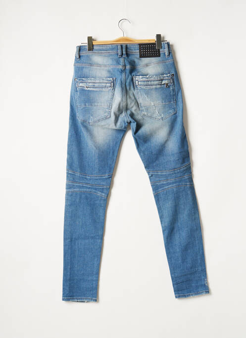 Blugi cu croială slim albastru UNIQUE DNM bărbat