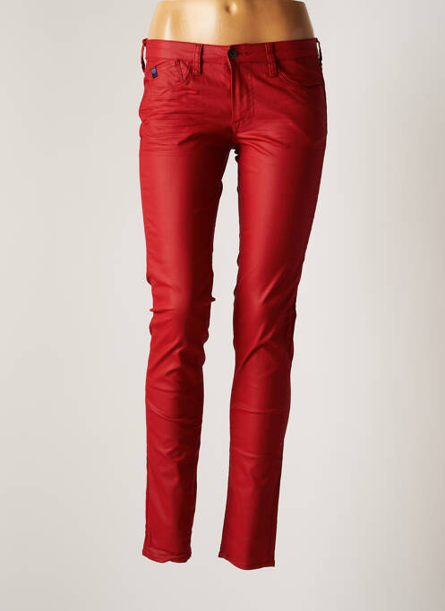 Pantalon slim roșu LE TEMPS DES CERISES femeie