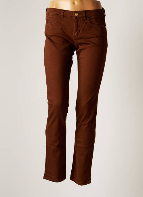 Pantalon drept maro RIVER WOODS femeie