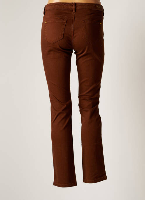 Pantalon drept maro RIVER WOODS femeie