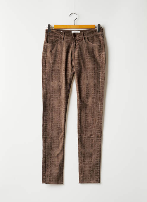 Pantalon drept maro REIKO femeie