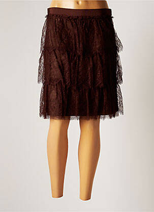 Fustă midi maro GOLDEN GOOSE DELUXE BRAND femeie