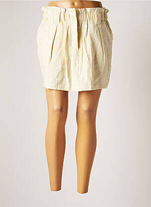 Fustă scurtă bej LAURENCE DOLIGE femeie