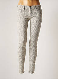 Pantalon slim gri CURRENTE/ELLIOTT femme