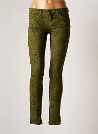 Pantalon slim verde CURRENTE/ELLIOTT femeie