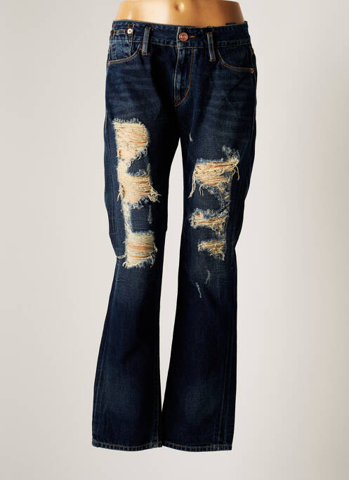 Blugi cu croială dreaptă albastru ED HARDY femeie