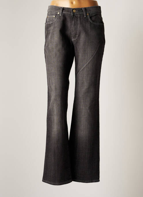 Blugi cu croială dreaptă gri TRUSSARDI JEANS femme