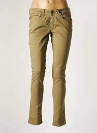 Pantalon slim verde CIMARRON femme