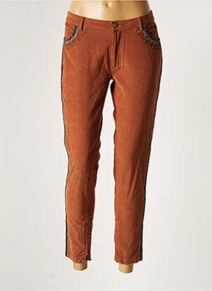 Pantalon 7/8 maro PAUL & JOE femeie