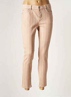 Pantalon slim portocalie TOXIK3 femeie