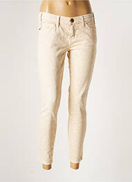 Pantalon slim bej CURRENTE/ELLIOTT femeie