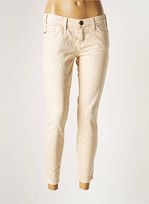 Pantalon slim bej CURRENTE/ELLIOTT femeie