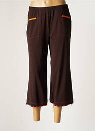 Pantalon trei sferturi maro CHRISTIAN MARRY femme