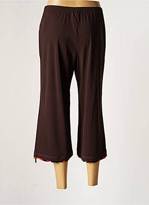 Pantalon trei sferturi maro CHRISTIAN MARRY femeie