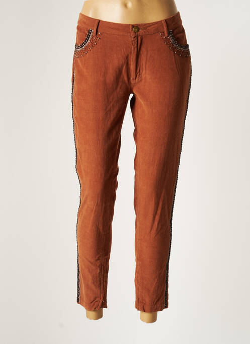 Pantalon 7/8 maro PAUL & JOE femeie