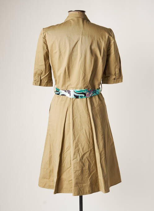 Rochie midi bej ARMAND VENTILO femeie